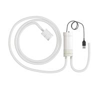 F Fityle Pompa autoadescante a sifone elettrico, pompa per travaso vino, facile da usare, multifunzione USB, compatta, con tubo flessibile, leggera per, Tubo 1.6 M