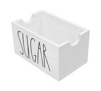 F Fityle Porta bustine di Zucchero per Bar del caffè, Versatile Contenitore per conservare 20 bustine di Zucchero per di casa, Bianco