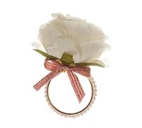 F Fityle Portatovaglioli Moda Portatovaglioli Sposa Portatovaglioli Fibbie Bellissimi Tovaglioli Picnic Sala Pranzo Feste Cena, Bianco