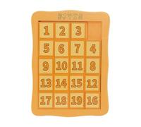 F Fityle Puzzle con Numeri Puzzle con Numeri in Legno Puzzle con Numeri educativi Apprendimento dei Numeri Rompicapo Gioco con Blocchi scorrevoli per Viaggi di