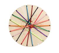 F Fityle Puzzle di Corda, Giocattolo per sciogliere i Nodi, Gioco di intelligenza, Giocattolo Portatile per l'interazione tra Genitori e Figli, per Bambini, Senza Carte