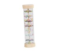 F Fityle Rainmaker Bastone Pioggia Tubo Musicale Rattle con Perline Realizzato in Legno Adatto per Bambini Educazione Musicale Gioco Sensoriale Regali, Colore, Taglia unica bambino