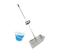 F Fityle Rastrello per filtrare la Sabbia Rastrello a Mano Raccoglitore per Sabbia Rastrello per Sabbia da Spiaggia Rastrello da Mare Leggero in Acciaio con