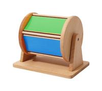 F Fityle Rotante Arcobaleno, Giocattolo per Lo Sviluppo sensoriale, Rullo prescolare, Tessile con Specchio per Bambini, Ragazze, Giovani,