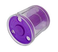 F Fityle Rullo Porta-Nastri per Ginnastica Ritmica, Accessorio Facile da Usare, Custodia Trasparente per riporre Nastri per esibizioni Indoor, Viola