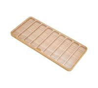 F Fityle Scatola porta cinturini per orologi, espositore da scrivania, riutilizzabile, compatta, decorazione per la casa, coperchio superiore in acrilico, 8 Scomparti
