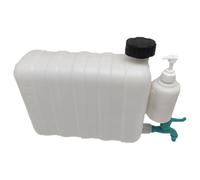 F Fityle Serbatoio di stoccaggio dell'Acqua con Rubinetto Multiuso, Grande capacità, Robusto, 9 Litri, per Camion, Veicoli da Esterno, Tour di Guida, 1 Pezzo