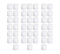 F Fityle Soilless Cultivation Paletling Spugs White Bordo Che aprirà Leggero per Piccoli boccioli di Crescita cilindrica mezzi di Crescita cilindrici, 4.5x3cm 45pcs