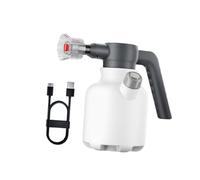 F Fityle Spruzzatore di schiuma elettrico, flacone spray pressurizzato, robusto, professionale, 2L, ricarica USB, portatile, per lavaggio auto, pulizia e