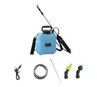 F Fityle Spruzzatore Elettrico Ricaricabile Versatile Regolabile con Bordo telescopico Tracolla per annaffiatura Esterna Leggera, 5 Litri