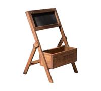 F Fityle Stand per Display per Piante in Legno con Lavagna Facili da fioriera da fioriera da per la Sala da Pranzo del Patio
