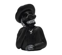 F Fityle Statua del Teschio di Halloween, Statuetta da Collezione, Decorazione per la casa, Regalo, Scultura in Resina malvagia, Figura Decorativa per