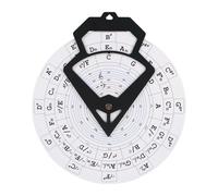 F Fityle Strumento per accordi melodici Strumento per accordi musicali per imparare la musica Cerchio delle quinte Ruota degli per cantautori Bassisti, Bianco