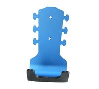F Fityle Supporto da parete per chitarra o, senza foratura, con gancio, robusto, per violino, erhu, con viti e supporto adesivo per strumenti musicali, Blu