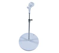 F Fityle Supporto per Bambola BJD 1/12 1/6 Supporto per Esposizione di Bambole per Action Figure Robusto Pratico per Altezza Regolabile di, Bianco