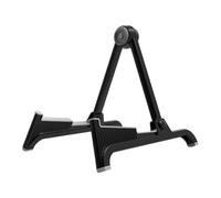 F Fityle Supporto per chitarra da pavimento, supporto per strumenti pieghevole leggero, per chitarra elettrica, accessorio per basso, Nero Grigio