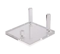 F Fityle Supporto per espositore pioli per minerali Conchiglie da Collezione, espositori Trasparenti Design Accattivante, di Grandi Dimensioni