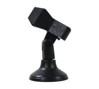 F Fityle Supporto per microfono con base rotonda, robusto, facile da installare, con vite da 5/8 per spettacoli dal vivo, tavolo da concerto, ufficio domestico, C