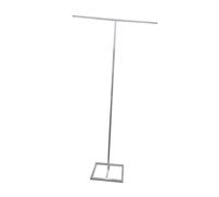 F Fityle Supporto per Nuziale a Forma di T, Struttura per Drappeggi, Supporto Regolabile per con Palloncini per Eventi Festivi, Natale E Annive, Argento Larghezza 80 cm