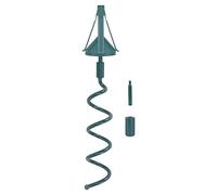 F Fityle Supporto per Puntale Dell'albero Di Natale, 34 Cm Supporto Universale Girevole per Topper in Metal, Per Colonna, Spirale, Clip, Conica, Adatto a Tronchi D'albero Fino a 3.2 Cm Di Diametro