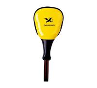 F Fityle Taekwondo Kick Pad Kick Target per Bambini e Adulti con Cuciture rinforzate, Bersaglio per Il Piede, Pad da Boxe, pagaia per calci da Combattimento, Giallo
