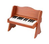 F Fityle Tastiera per pianoforte per bambini a 25 tasti, strumento musicale per uso domestico, giocattolo per l'apprendimento della musica per bambini, Colore Del Legno Brillante