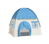 F Fityle Tenda per Bambini, Teepee, Facile da Montare, Angolo Lettura, spaziosa casetta da Gioco per Bambini e Bambine di 3, 4, 5, 6 Anni, Blu