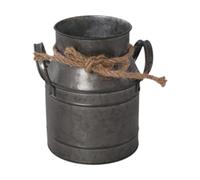 F Fityle Vaso per Fiori in Metallo, brocca Rustica, Design Vintage, Secchiello per Fiori, Vaso per Cortile, Fattoria, Feste, composizioni Floreali per la casa, Bronzo