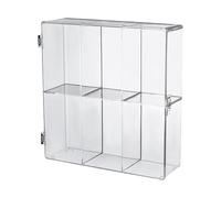 F Fityle Vetrina Trasparente con Porta, Organizer da scrivania, Contenitore per Oggetti da Collezione, Organizer per Giocattoli