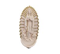 F Fityle Virgen Mary Statua da Appendere al Muro Statua Statuetta Statua Religiosa Sacra Vergine Figurine per Ornamento della libreria di casa