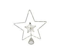 F.G.F. Import Export Linea Metal Puntale Stella Oro Lumin 30x32, Come Foto, Taglia Unica