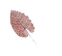 F.G.F. Import Export Linea MOD.N Foglia Natalizia Rossa 37cm, Come Foto, Taglia Unica