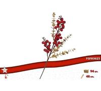 F.G.F. Import Export Ramo Bacche Rosse 48cm 03625, Come Foto, Taglia Unica