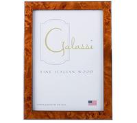 F. G. Galassi Handcrafted Fine Italian Wood Photo Picture Frame, Chestnut Burl, 4x6, made in USA, Model No. 27746