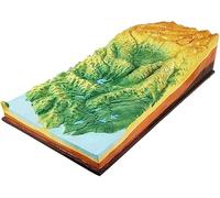 F Geografia Landform Model - Modello di Insegnamento della Geografia Modelli Educativi di Combinazione di Cinque Terreni - per La Scuola Media Inferiore Modello di Insegnamento della Geogra