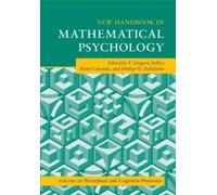 F. Gregory Ashb New Handbook of Mathematical Psychology: Volume 3, P (Tascabile)