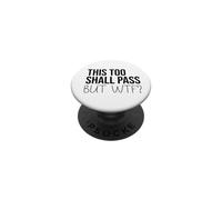 F Hell This Too Shall Pass But WTF Sign Holy Fuck This Shit PopSockets PopGrip Adesivo