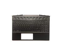 F-Hong Palmrest Upper Case Touchpad con tastiera retroilluminata per HP Gaming Pavilion 15-DK 15-DK0126TX TPN-C141, compatibile con codice articolo L57595-001 Whiter