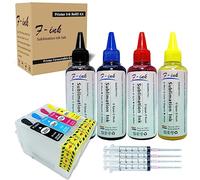 F-ink Kit di inchiostri di sublimazione da 400 ml, compatibile con cartucce d'inchiostro Epson 29 o 29XL, inchiostro di sublimazione funziona su tazze/magliette in poliestere, custodie per telefoni,