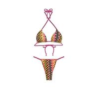 F**K Bikini 2 Pezzi da Donna Marchio, Modello FK24-0610, Realizzato in Sintetico. Multicolore
