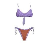 F**K Bikini Donna Top Fisso con Slip Regolabile Arancione SW1124-OR