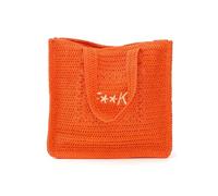 F**K Borsa mare arancione da donna con logo UNI