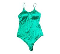F**k - Costume da bagno intero con coppe drappeggiate - - Swimwear - Donna - Verde - L