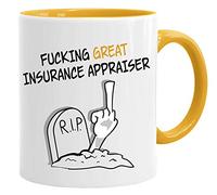 F**King Great Insurance Appraiser - Novità 311,8 g Premium Quality Work Humour Mug & Gift Box Set Tea Coffee Office Home