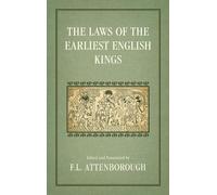 F. L. Attenborou The Laws of the Earliest English Kings (192 (Copertina rigida)