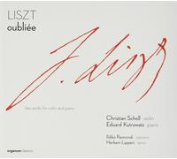 F. LISZT Oubliee, Late Worls For V (CD)