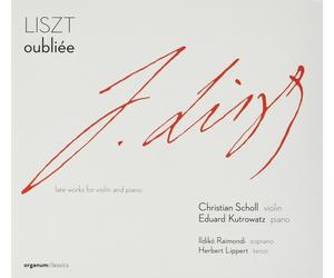 F. LISZT Oubliee, Late Worls For V (CD)