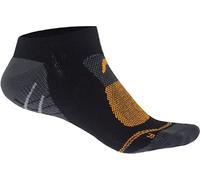 F Lite Calze da mountain bike CoolMax, nero/grigio/arancione 24-4513-7-0193, EU 39-42, nero/arancione, 39-42