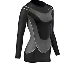 F-Lite Megalight 140, camicia funzionale a maniche lunghe da don S female Nero/Grigio