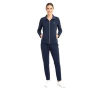 F.lli Campagnolo Tuta donna DYNAMIC completo tempo libero estiva leggerissima aperta davanti con zip articolo 8E76580, N965 Cobalto, L